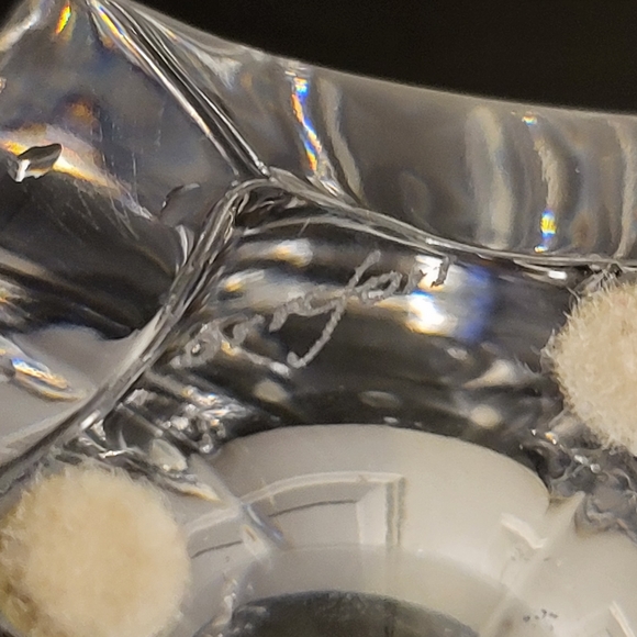 Orrefors Heavy Clear Crystal Tulip Bowl Vase Sweden C. 1959 - Picture 8 of 9